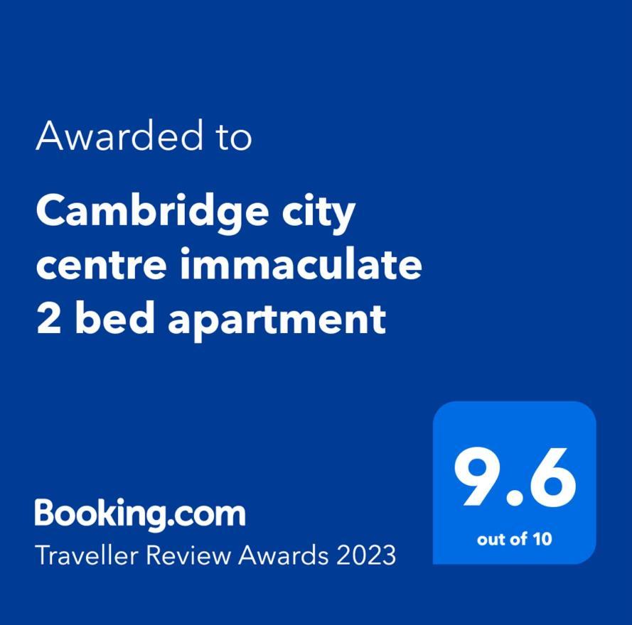 Cambridge City Centre Immaculate 1 Bed Apartment Exterior photo